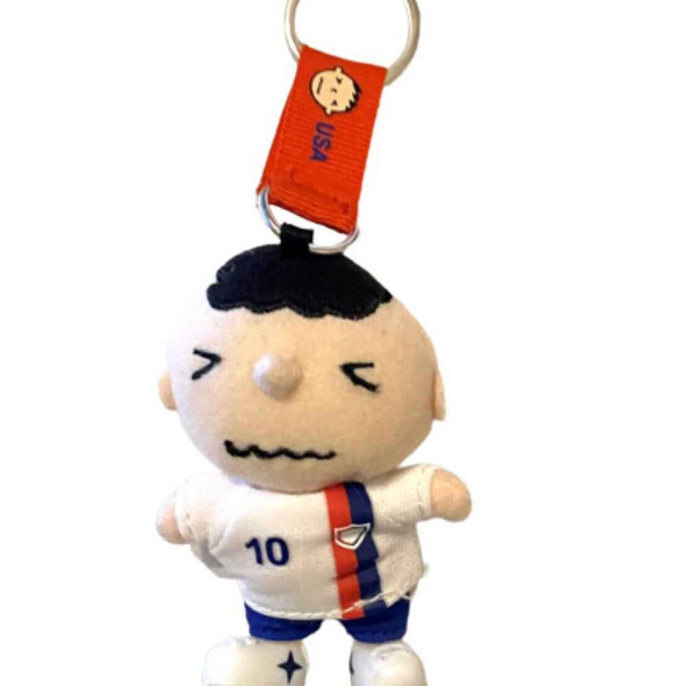 Soccer Minna No Tabo USA Plush Keychain 3.5 in.